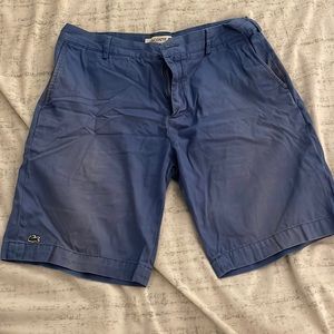 Lacoste blue shorts mens 33